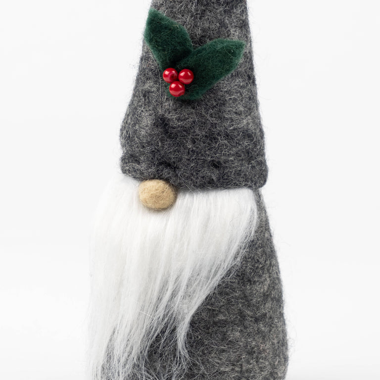 GREY FELT GNOME | HOLIDAY