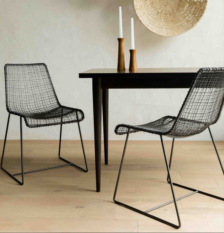 OSLO | DINING TABLE | BLACK | SONOMA DINING CHAIRS