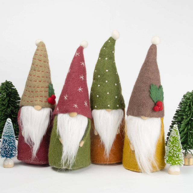 FELT GNOMES • 11 INCH TALL | HOLIDAY