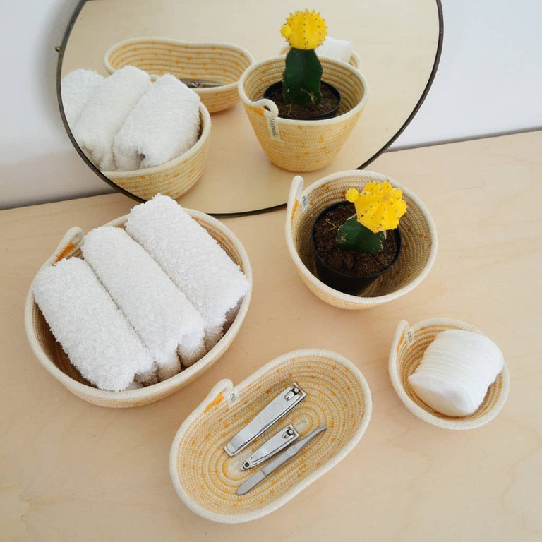 PETITE OVAL BASKET - TUTTI FRUTTI | ORGANIC SOUTH AFRICAN COTTON CRAFT