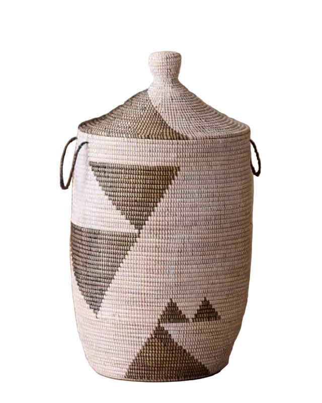 Storage Basket Graphic Print Black and White - Large | Storage Baskets