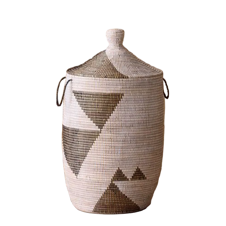 Storage Basket Graphic Print Black and White - Large | Storage Baskets