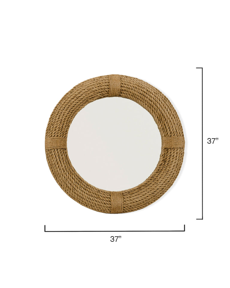 ROUND ROPE MIRROR