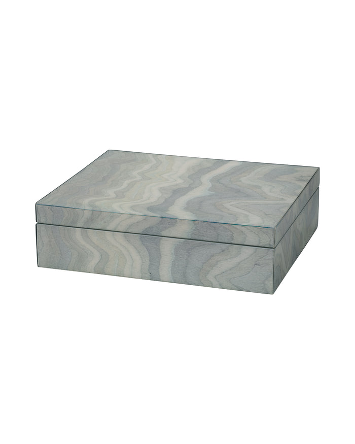 ELEVATION DECORATIVE BOX, PALE LACQUER