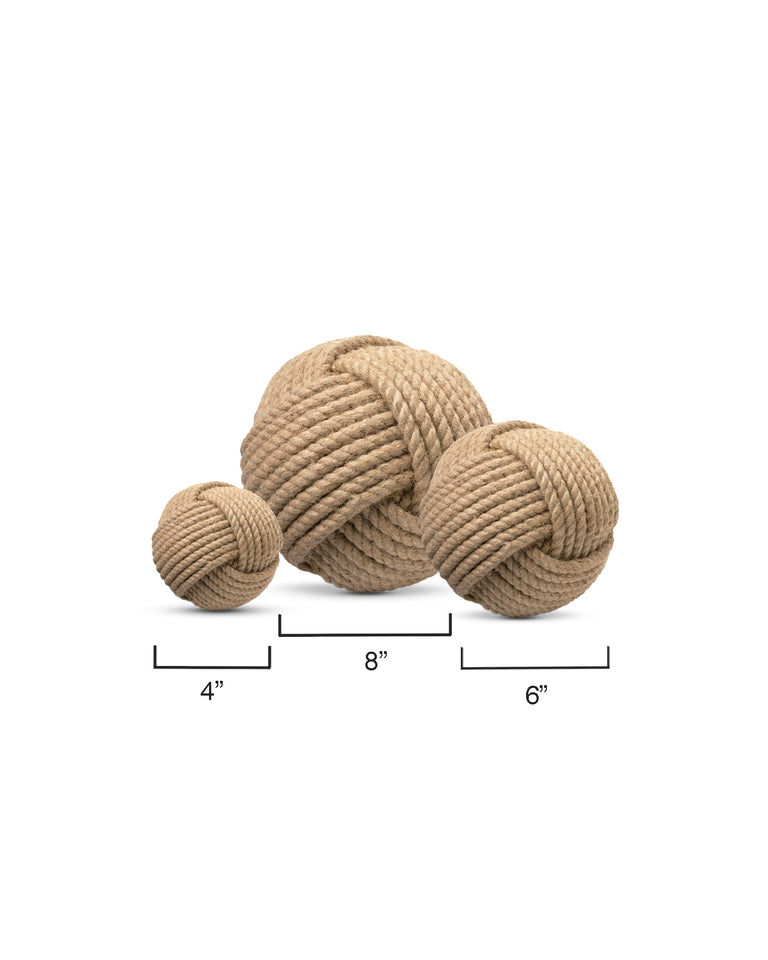 JUTE BALLS (SET OF 3)