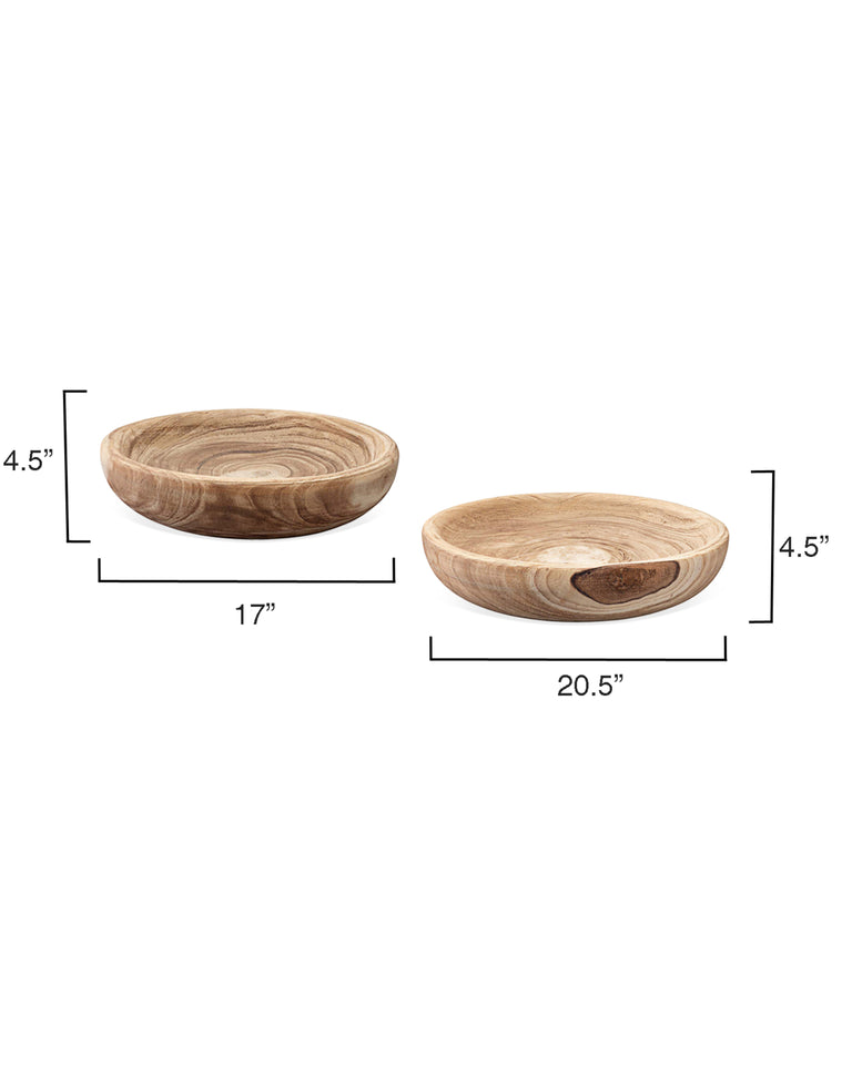 LAUREL WOODEN BOWL