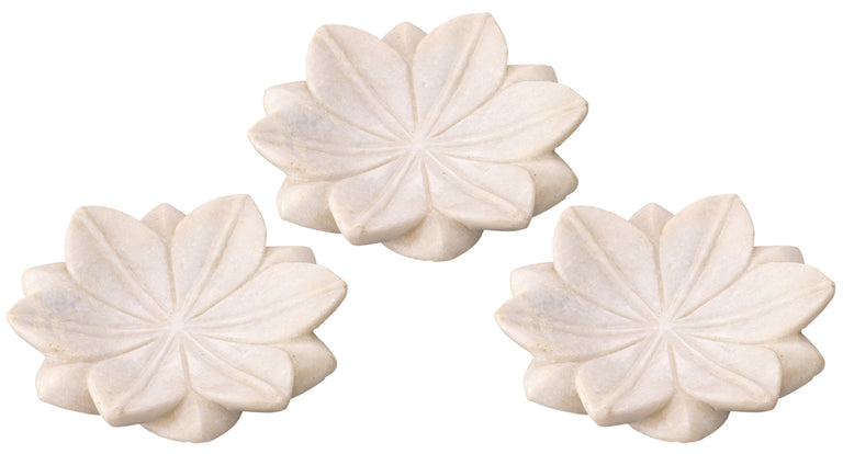 LOTUS PLATES SET OF 3