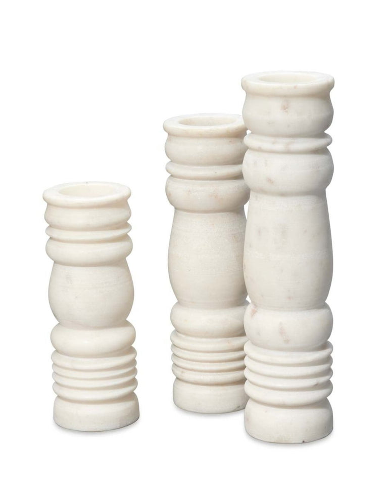 MONUMENT CANDLESTICKS (SET OF 3)