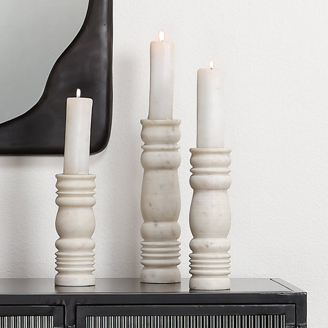 MONUMENT CANDLESTICKS (SET OF 3)