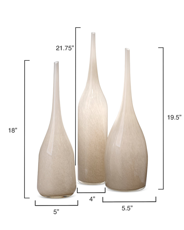 PIXIE VASES SET OF 3