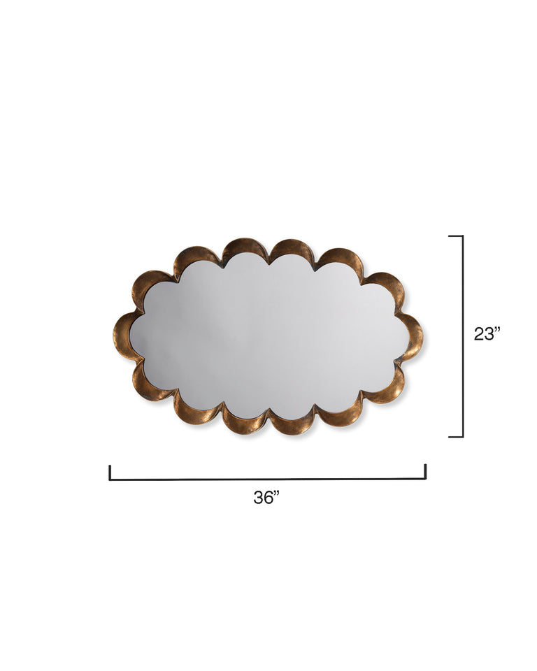 SCALLOPED MIRROR