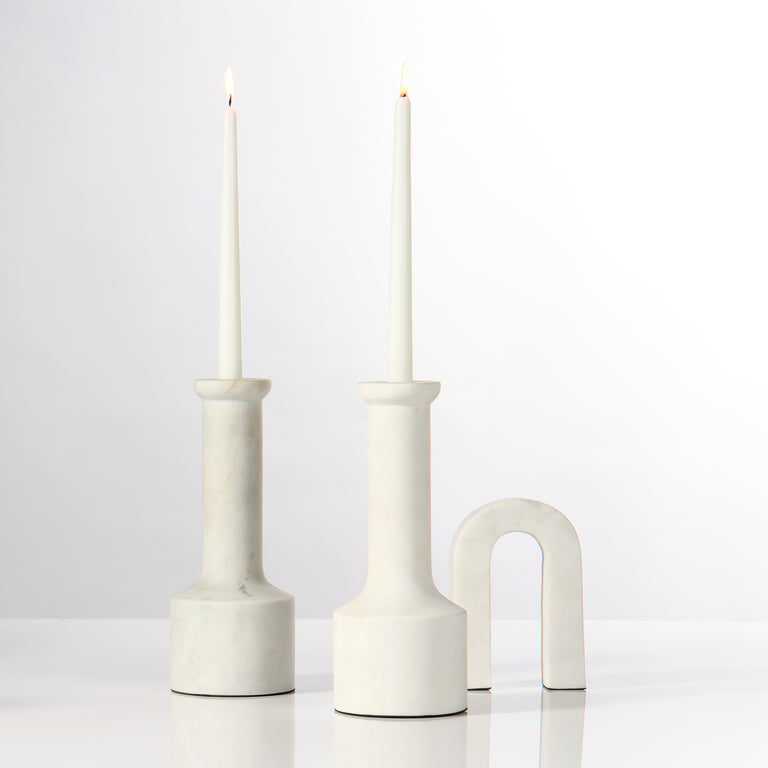 TRUMPET CANDLESTICKS (SET OF 2)