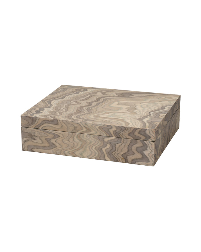 VALLEY DECORATIVE BOX, SAND VENEER