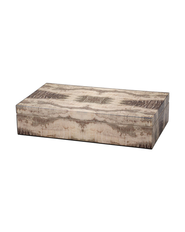VENOM DECORATIVE BOX, CHARCOAL LACQUER