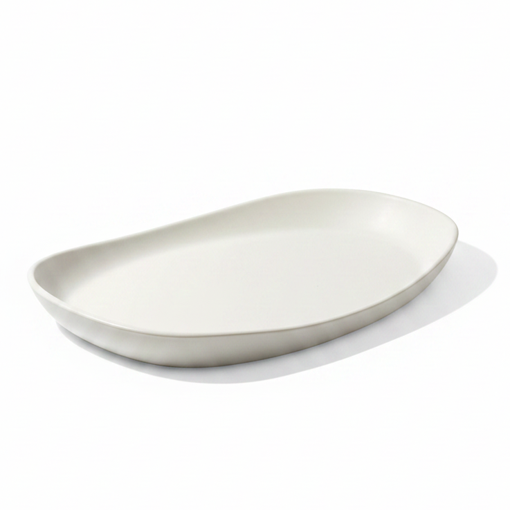 Mini Long Stoneware Serving Platter - Medium