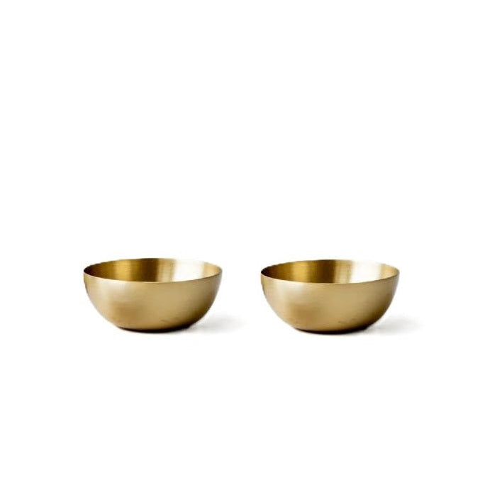 Heirloom Brass Dip Bowl S/2