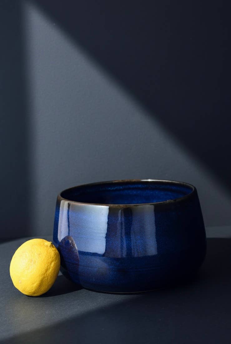 HANDMADE STONEWARE SERVING BOWL | EWA 68 OZ | KITCHEN