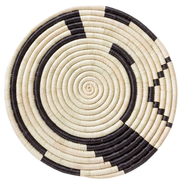 Geo Natural and Black Placemat