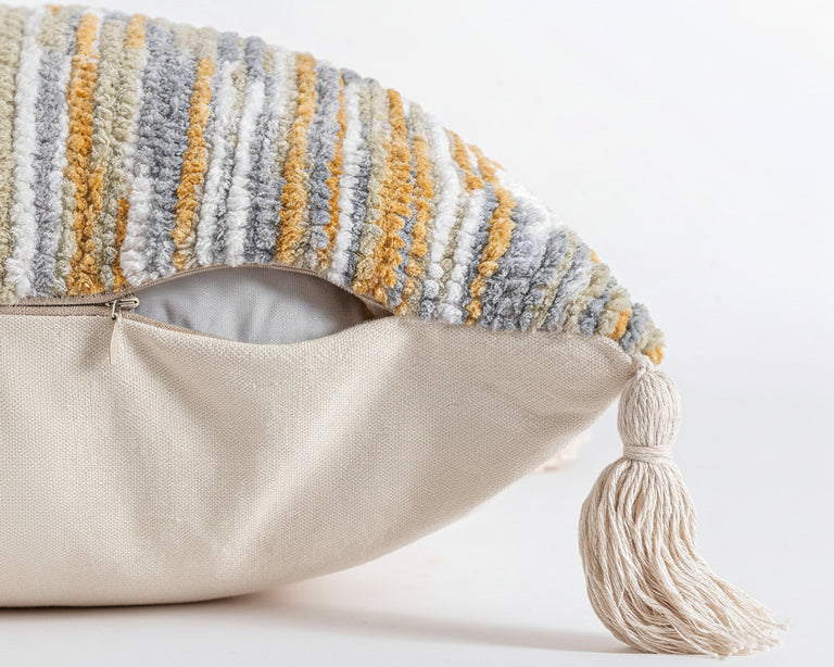 BOHO GOLDSTRIKE TASSEL PILLOWS