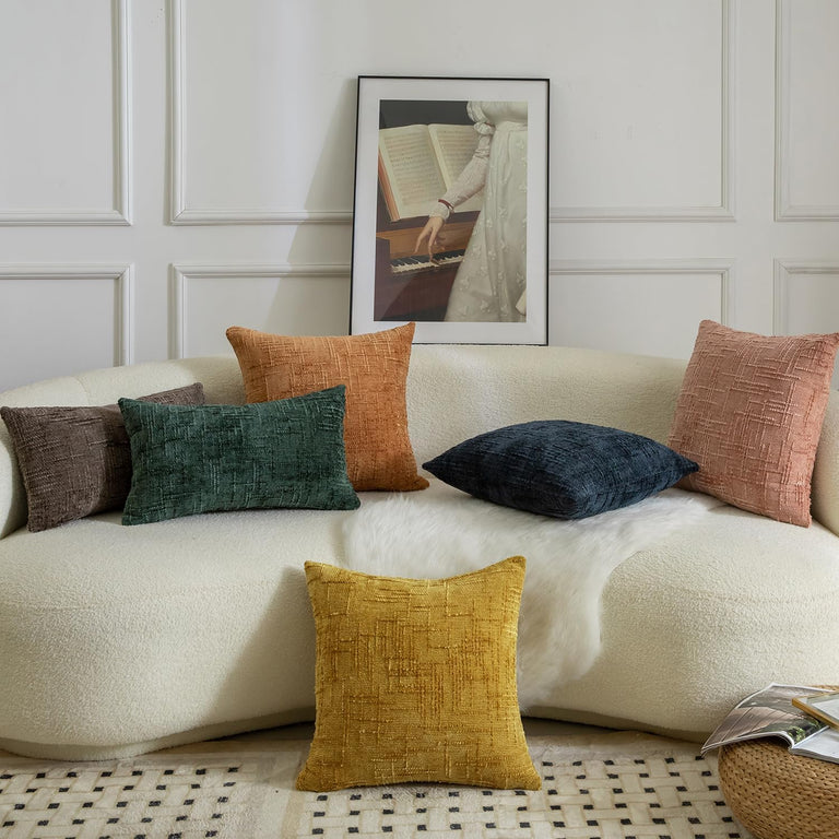 TEXTURED CHENILLE PILLOWS
