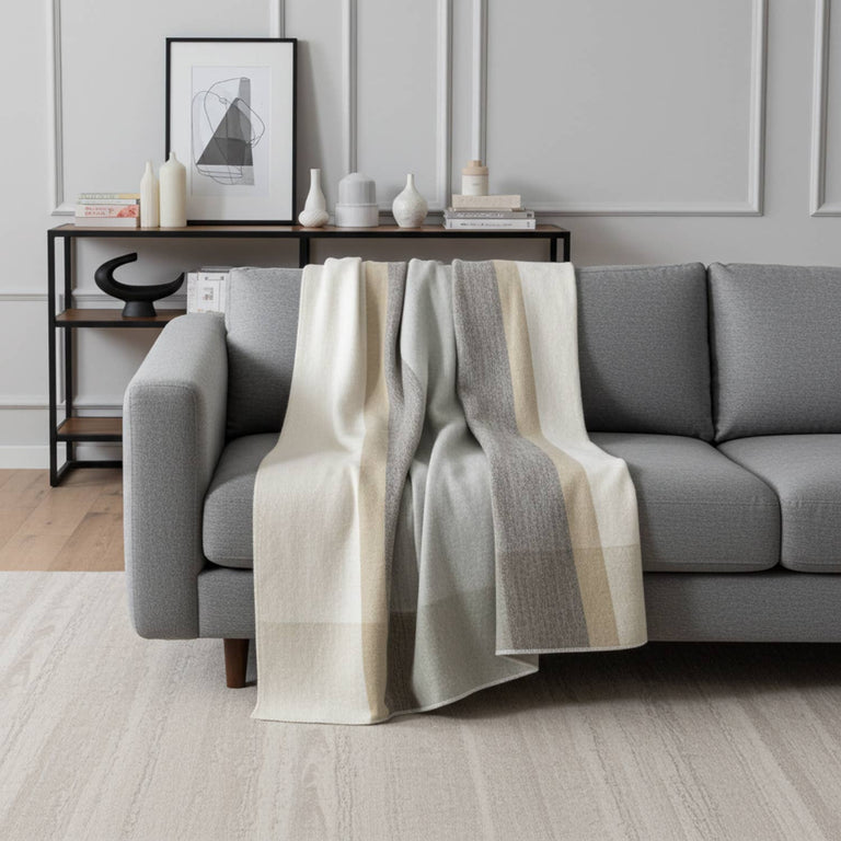 ALPACA THROW BLANKET • SALT FLAT | THROWS