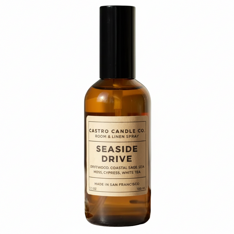 SEASIDE DRIVE ROOM & LINEN SPRAY by Castro Candle Co. made in San Francisco, CA | HOME FRAGRANCE