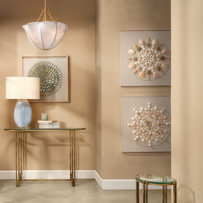 WALL ART, CREAM SHELL