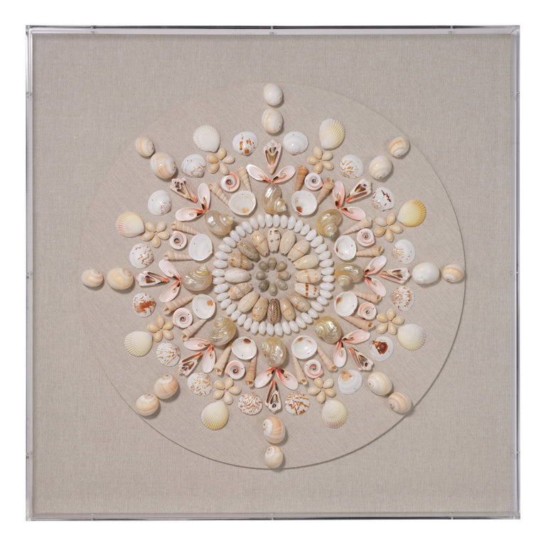 WALL ART, CREAM SHELL