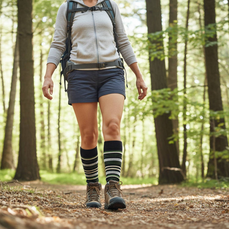 ALPACA SOCKS • STRIPE • MOSS | APPAREL
