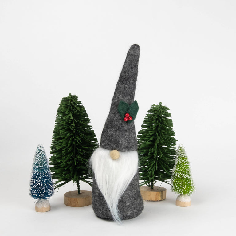 GREY FELT GNOME | HOLIDAY