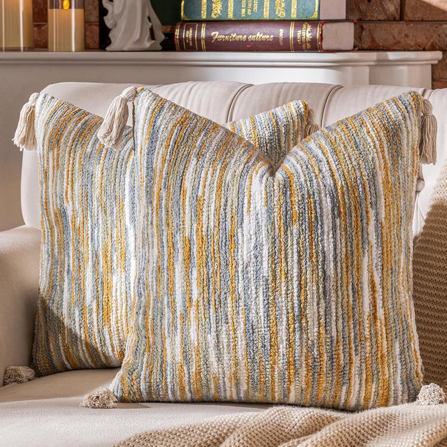 BOHO GOLDSTRIKE TASSEL PILLOWS