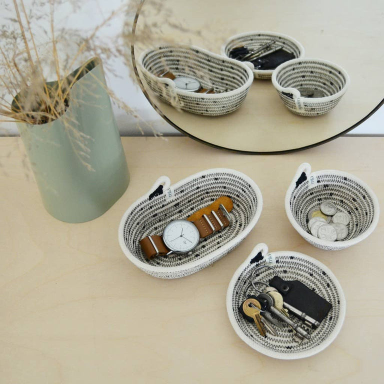PETITE OVAL BASKET - AFRI-SCANDI | ORGANIC SOUTH AFRICAN COTTON CRAFT