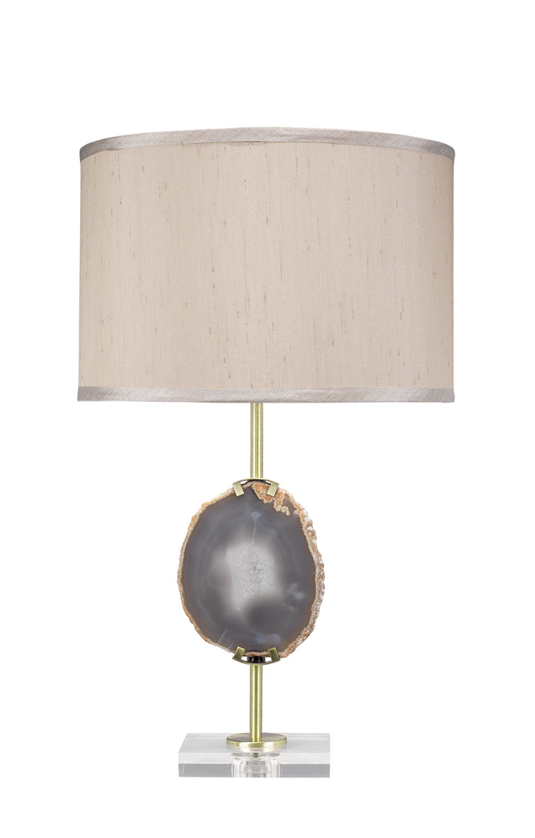 AGATE SLICE TABLE LAMP