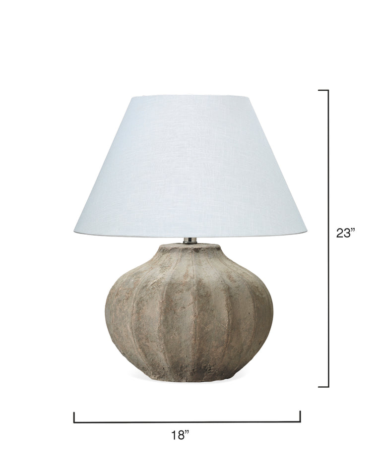 CLAMSHELL TABLE LAMP