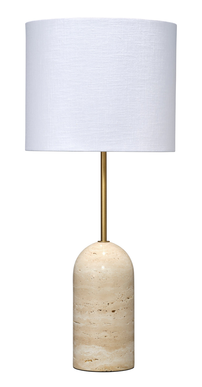 HOLT TABLE LAMP IN TRAVERTINE