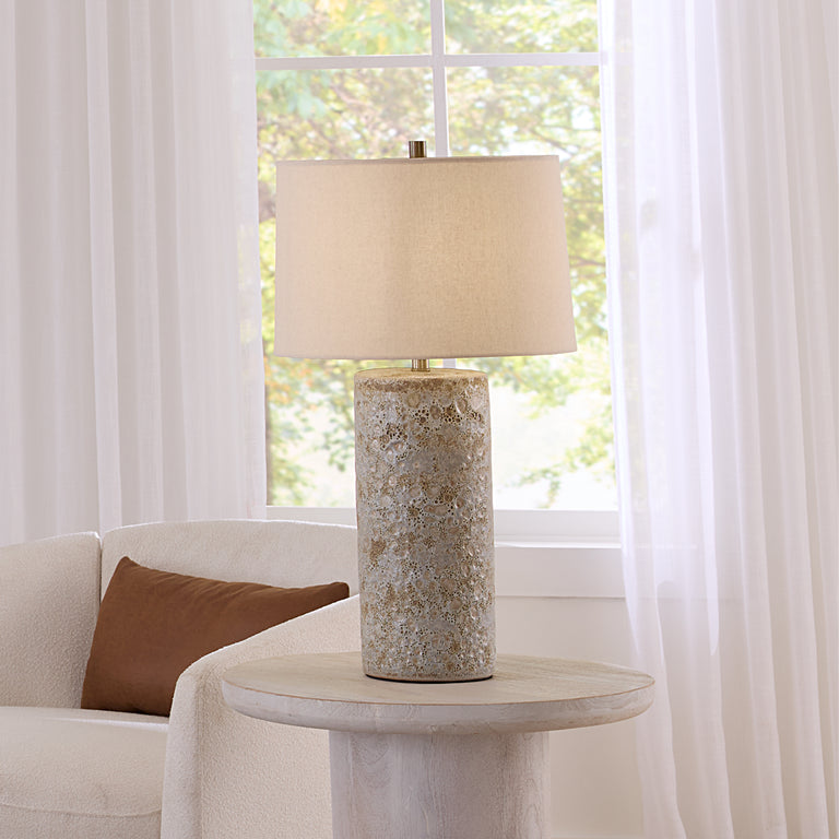 LAVA TABLE LAMP, VOLCANIC