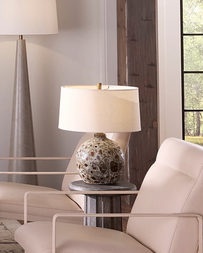 MAGMA TABLE LAMP, VOLCANIC