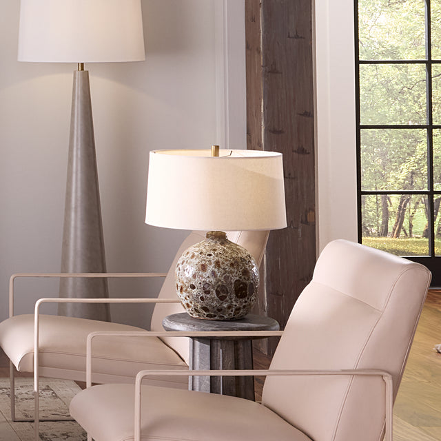 MAGMA TABLE LAMP, VOLCANIC