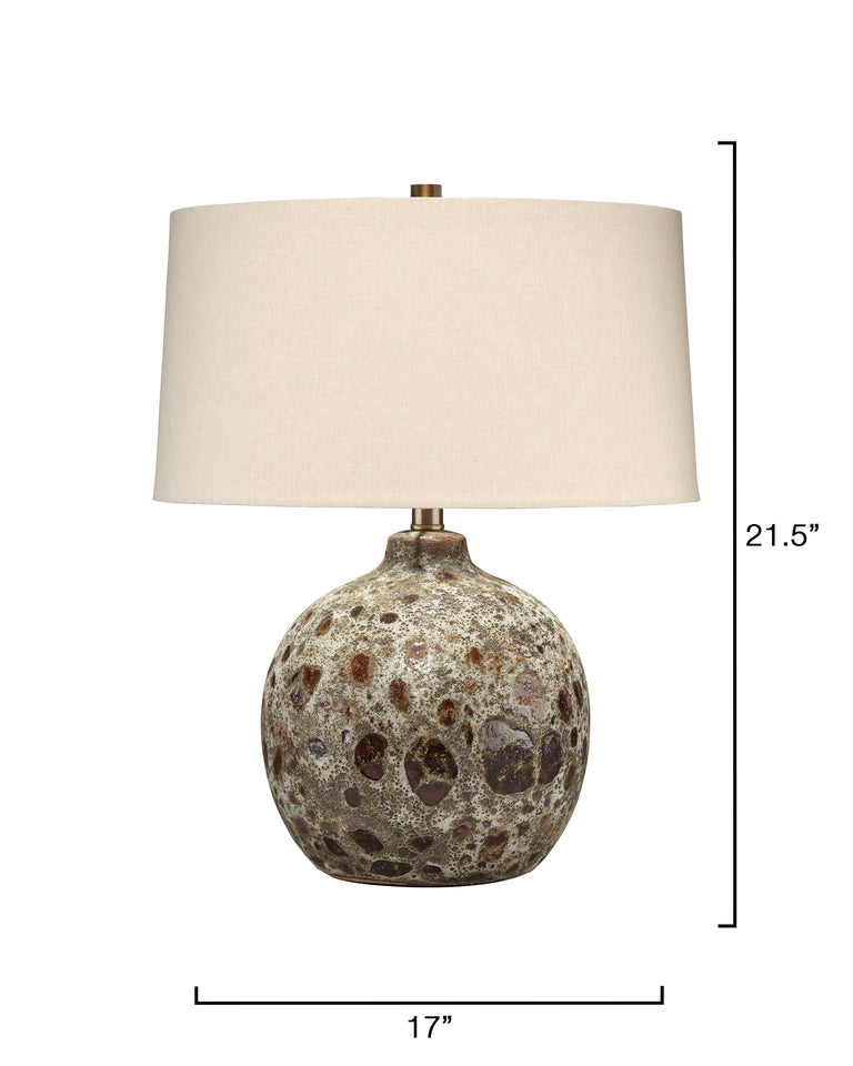 MAGMA TABLE LAMP, VOLCANIC