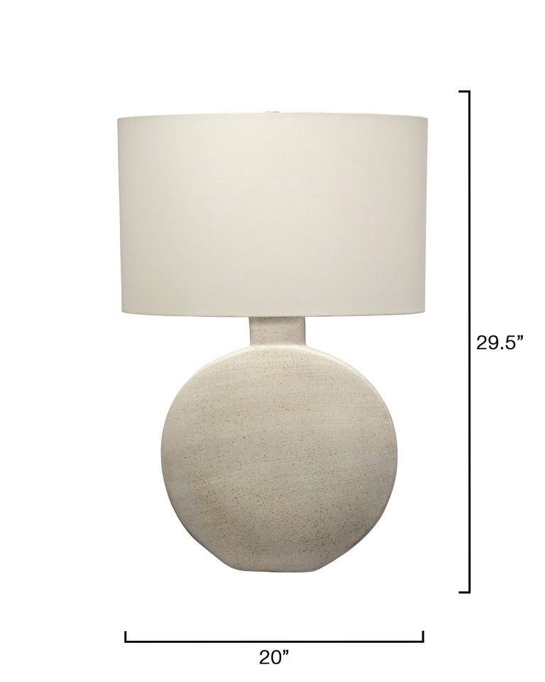 MOON TABLE LAMP, CERAMIC