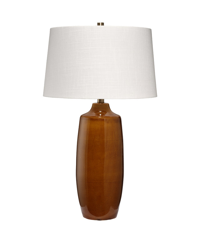 TOFFEE TABLE LAMP, CIDER CERAMIC
