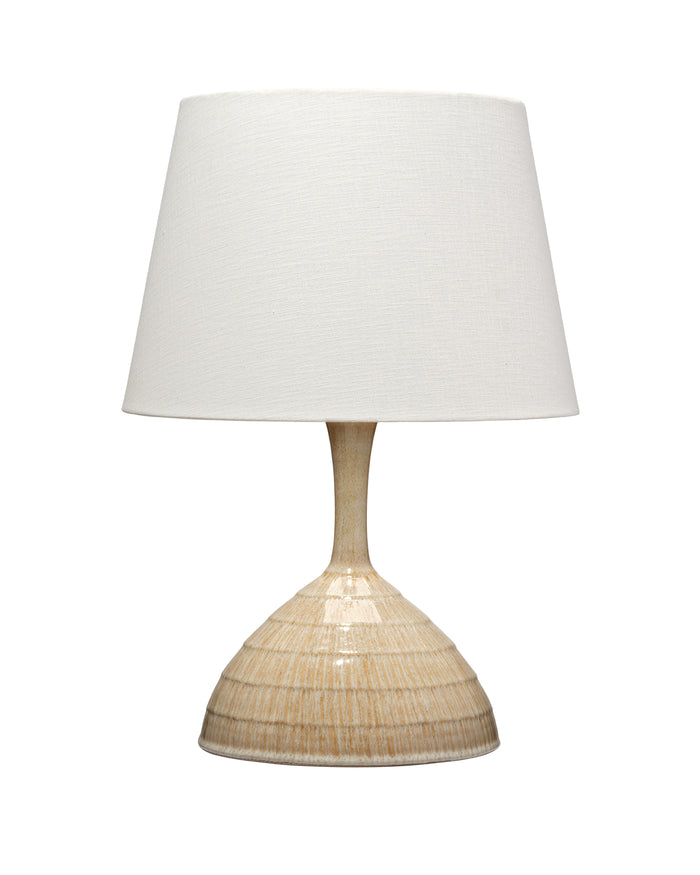 TRUMPET TABLE LAMP, CERAMIC