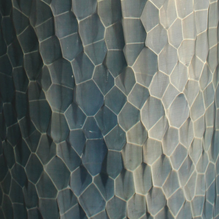 VIPER TABLE LAMP, TRUFFLE ETCHED GLASS