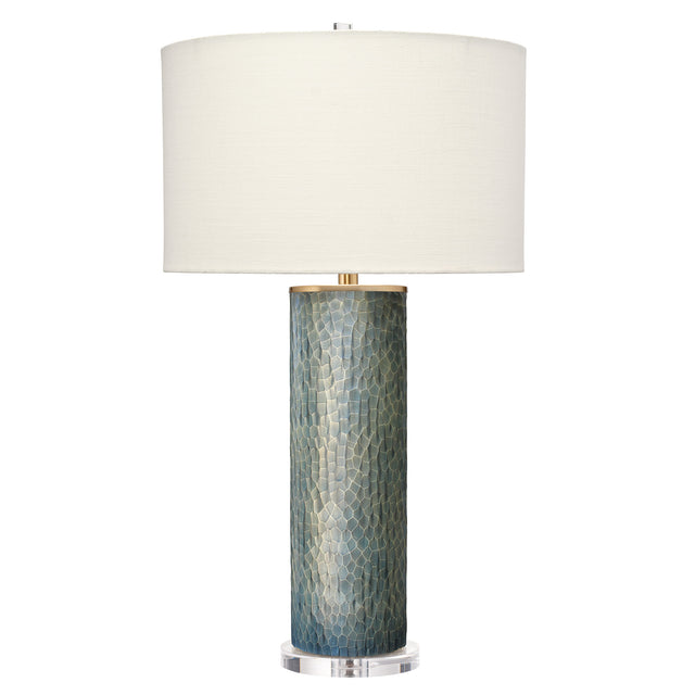 VIPER TABLE LAMP, TRUFFLE ETCHED GLASS