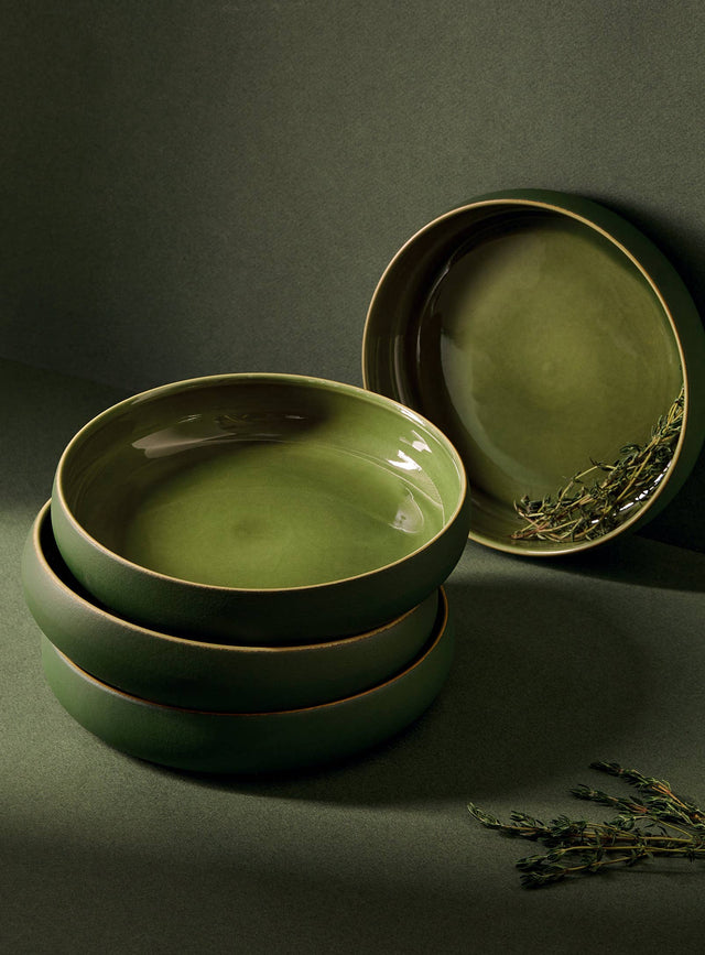 HANDMADE STONEWARE PASTA/SALAD PLATE | EDAN 7.9" | KITCHEN