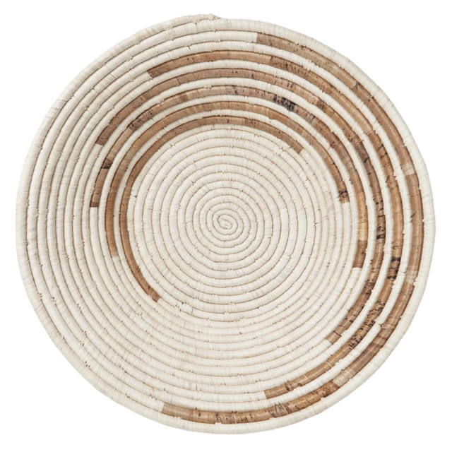 Large Breaking Waves Basket ~ Banana Fiber