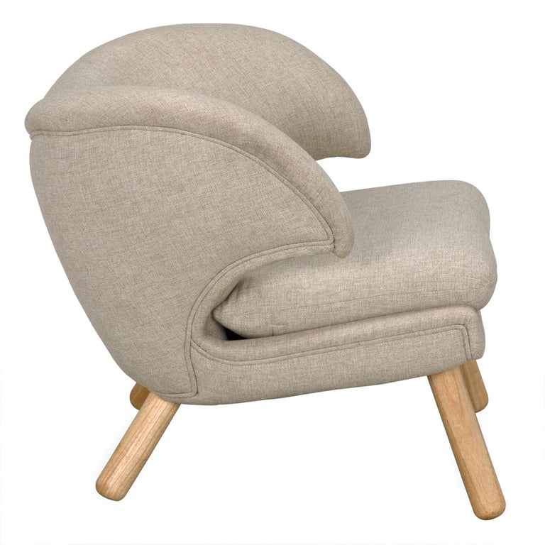 VALERIE CHAIR WITH WHEAT FABRIC | SEATING