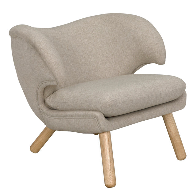 VALERIE CHAIR WITH WHEAT FABRIC | SEATING