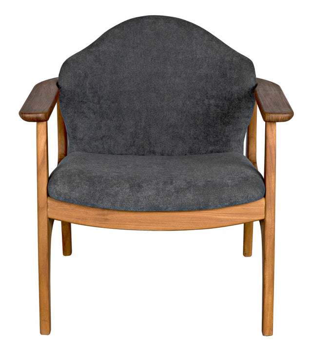 VITTORIO CHAIR WITH GREY FABRIC | SEATING