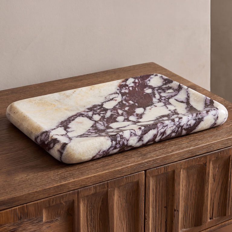PETRA MARBLE CATCHALL GREY MARBLE